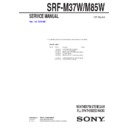 Sony SRF-M37W, SRF-M85W Service Manual