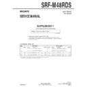 Sony SRF-M48RDS (serv.man2) Service Manual