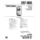 srf-m90 service manual