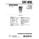 srf-m95 service manual
