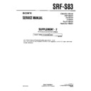 Sony SRF-S83 (serv.man2) Service Manual