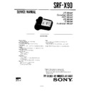 srf-x90 service manual