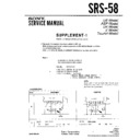 srs-58 service manual