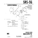 srs-5g service manual
