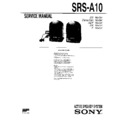 srs-a10 service manual