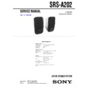Sony SRS-A202 (serv.man2) Service Manual