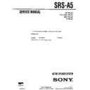 srs-a5 service manual