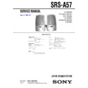srs-a57, srs-pc57 (serv.man2) service manual