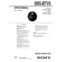 srs-btv5 service manual