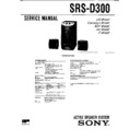 srs-d300 service manual