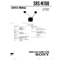 Sony SRS-N100 Service Manual