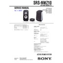 srs-nwz10 service manual