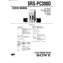 Sony SRS-PC300D Service Manual