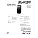 srs-pc3dw service manual
