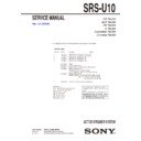srs-u10 service manual