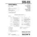 sony srs x55 owners manual