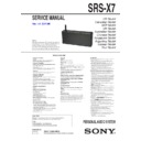 srs-x7 service manual