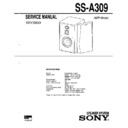 Sony SS-A309 (serv.man2) Service Manual