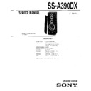 ss-a390dx service manual