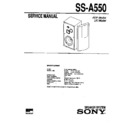 Sony SS-A550 Service Manual