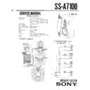 ss-a7100 service manual