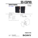 ss-cgpx9 service manual