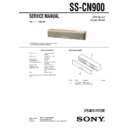 ss-cn900 service manual