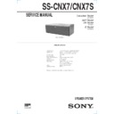 ss-cnx7, ss-cnx7s service manual