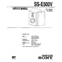 ss-e500v service manual