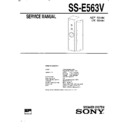 ss-e563v service manual