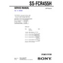 ss-fcr455h service manual