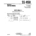 ss-h50 service manual