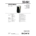 ss-ha1 service manual