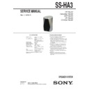 ss-ha3 service manual