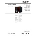 ss-hw1 service manual