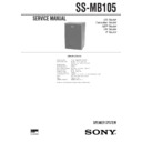 ss-mb105 service manual