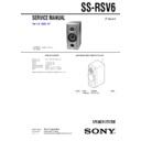 ss-rsv6 service manual