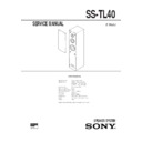 ss-tl40 service manual