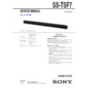 ss-tsf7 service manual