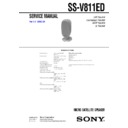ss-v811ed service manual