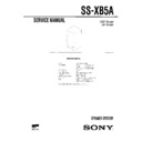ss-xb5a service manual