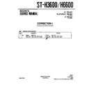 Sony ST-H3600, ST-H6600 (serv.man2) Service Manual
