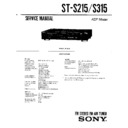 st-s215, st-s315 service manual