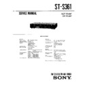Sony ST-S361 Service Manual