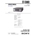 Sony ST-S90D Service Manual