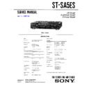 Sony ST-SA5ES Service Manual