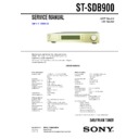 st-sdb900 service manual