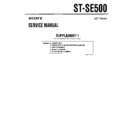 st-se500 (serv.man3) service manual