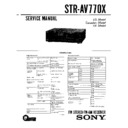 Sony STR-AV53, STR-AV770X Service Manual