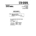Sony STR-D1015 (serv.man2) Service Manual